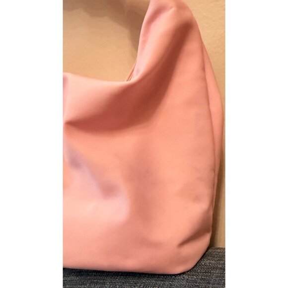 Stoney Clover Lane Classic Scrunch Handle Bag Purse Nylon Flamingo - Picture 3 of 12